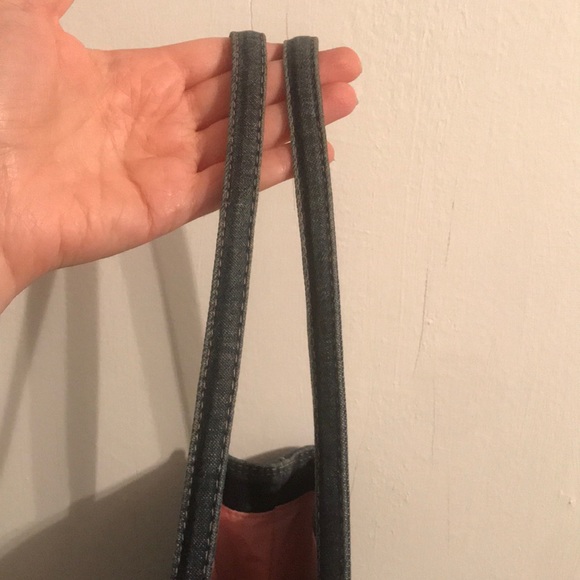 EUC Lightweight Blue Jean lined purse - Picture 7 of 9